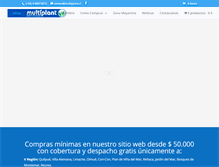Tablet Screenshot of multiplant.cl